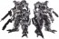 SQUARE ENIX 1/72 Front Mission Structure Arts Plastic Model Kit Zenith DV White 4Unit Set, SQE65437, by SQUARE ENIX