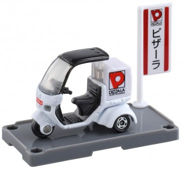 TAKARATOMY TOMICA NO.99 PIZZA-LA DELIVERY MOTORCYCLE , TAK02762, by TAKARA TOMY
