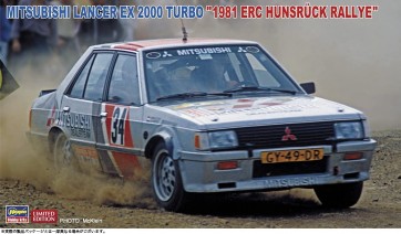 Hasegawa 1/24 Mitsubishi Lancer EX 2000 Tyrbo "1981 ERC Hunsrueck Rally"  , HAS05260, by HASEGAWA