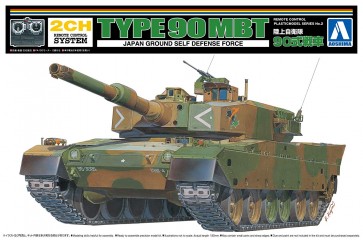 Aoshima Remote control No.02JGSDF TYPE 90  , AOS57414, by AOSHIMA