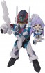 Bandai TINY SESSION VF-31S Siegfried (Arad Molders) with Mikumo Guynemer, BAC49713, by BANDAI