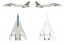 F-TOYS 1/144 US Navy F-14A Tomcat VF-84 Jolly Rogers & VF-1 Wolfpack 2 set, FTY88946, by F-Toys
