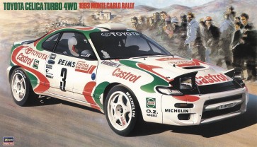 Hasegawa 1/24 Hasegawa Limited Series TOYOTA CELICA TURBO 4WD 1993 MONTE CARLO RALLY  , HAS04010, by HASEGAWA
