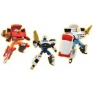 TAKARA TOMY Tomica Job Ravager Police Fire & EMS DX Set, TAK89749, by TAKARA TOMY