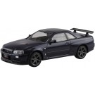 Aoshima 1/32 The Snap Kit No.11-C Nissan R34 Skyline GT-R (Midnight Purple III)  , AOS62524, by AOSHIMA
