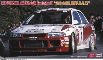 Hasegawa 1/24 Mitsubishi Lancer GSR Evolution III "1996 Catalunya Rally"  , HAS05109, by HASEGAWA