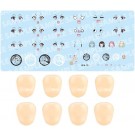 Kotobukiya 1/10 Customized Face & Decal Set Vol.5 [Designed by Raguhonoerika For Madoka Yuki A] (Sousai Shojo Teien), KBY66131, by KOTOBUKIYA