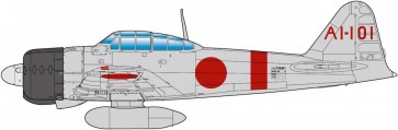 Platz 1/48 WW.II Imperial Japanese Navy Type 0 Carrier Fighter Type 21 1st Carrier Division (Japanese Aircraft Carrier Akagi / Kaga Carrier), PLZ14270, by PLATZ