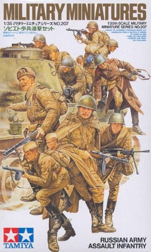 TAMIYA 1/35 MM Soviet infantry advance, TAM35207, by TAMIYA