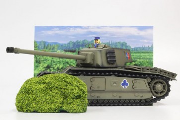 Platz 1/35 Girls und Panzer das Finale ARL44 BC Freedom High School Special Edition Plastic Model w/Bocage Scenery Materials  , PLZ67323, by PLATZ