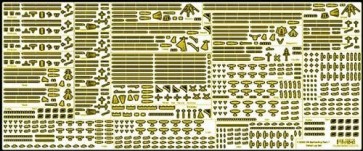 Fujimi 1/3000 Detail Up Parts Series No.2 "Atsumeru Gunkan Series" Genuine Photo-etched Parts (1)  , FUJ14996, by FUJIMI