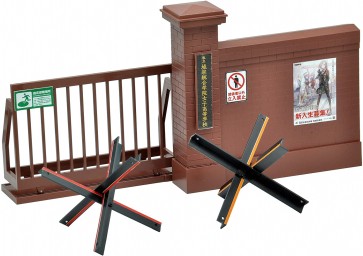 TOMYTEC 1/12 LittleArmory [LD034] Specified Defense School Gate (Brick Type)  , TMT15384, by TOMYTEC