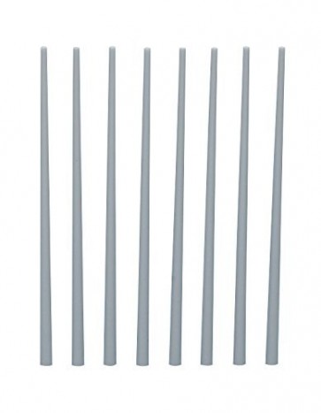 Wave Material ・ series plastic Material Taper Round Bar 【Gray】 2.0 → 4.0 mm 8 pieces OM 332 , WAV23329, by WAVE