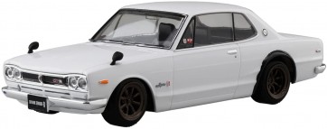 Aoshima 1/32 The Snap Kit No.09-SP2 Nissan Skyline 2000GT-R Custom Wheel (White), AOS64719, by AOSHIMA