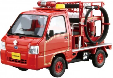 Aoshima 1/24 The Model car No.119 SUBARU TT2 SAMBAR FIRE ENGINE '11  , AOS57940, by AOSHIMA