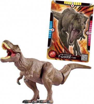 TAKARA TOMY Ania Jurassic World T-Rex (with Ania Battle Card), TAK52831, by TAKARA TOMY