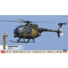 Hasegawa 1/48 Hasegawa Limited Series OH-6D AKENO SPECIAL 2019 W/FEMALE SELF-DEFENSE OFFICIAL FIGURE  , HAS74880, by HASEGAWA