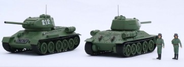 Fujimi 1/76 Special World Armor Series SOVIET MEDIUM TANK T-34/85 (2PCS)  , FUJ62425, by FUJIMI