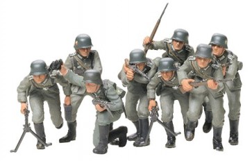 TAMIYA 1/35 MM German infantry "assault" set, TAM35030, by TAMIYA