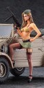 Hasegawa 1/24 Pkw.K1 Kubelwagen Model 82 (Balloon Tire) w/Blond Girls Figure  , HAS22732, by HASEGAWA