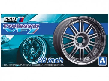 Aoshima 1/24 The Tuned Parts SSR Professor VF1 20 Inch  (4 wheels & tires) , AOS52778, by AOSHIMA
