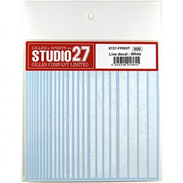 STUDIO27Line decal : White, stu13815, by STUDIO27