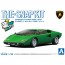 Aoshima 1/32 The Snap Kit No.20-D Lamborghini Countach LP400 (Green), AOS65365, by AOSHIMA