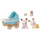 Epoch Sylvanian Families Chocolate Rabbit Chopsticks Furniture Set  , EPC42160, by Epoch