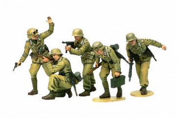 TAMIYA 1/35 MM German Africa Corps Infantry Set, TAM35314, by TAMIYA
