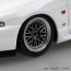 Aoshima 1/32 Nissan R33 Skyline GT-R Custom Wheel (White), AOS04184, by AOSHIMA