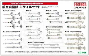 Fine Molds 1/72 FP Series JASDF MISSILE SET  , FIN20393, by Fine Molds