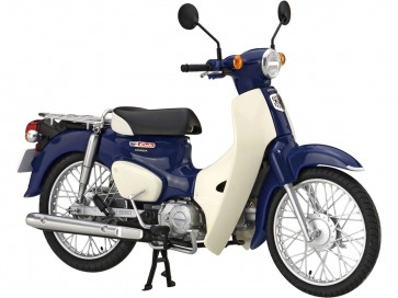 Fujimi 1/12 NEXT Series No.6 EX-1 Honda Super Cub (Urbain Denim Blue Metallic) Special Edition (with Optional Parts), FUJ42197, by FUJIMI