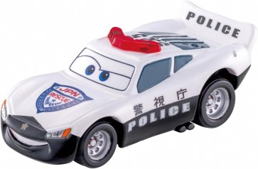 TAKARA TOMY Disney Cars Tomica C-36 Lightning McQueen (Police car type), TAK33434, by TAKARA TOMY