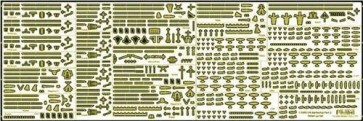 Fujimi 1/3000 Detail Up Parts Series No.3 "Atsumeru Gunkan Series" Genuine Photo-etched Parts (2)  , FUJ15009, by FUJIMI