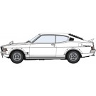 Hasegawa 1/24 Mitsubishi Galant GTO 2000GSR Early Model w/Rear Wing, HAS06786, by HASEGAWA