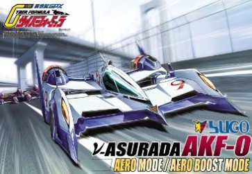 Aoshima 1/24 Cyber Formula New Asurada AKF - 0 Aero Mode / Aero Boost Mode , AOS16367, by AOSHIMA
