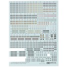 TAMIYA 1/35 German soldiers rank insignia decal (Africa), TAM12641, by TAMIYA