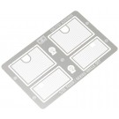 Tamiya 1/35 Military Miniature Series TIGER I PHOTO-ETCHED GRILLE SET  , TAM97176, by TAMIYA