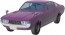 Hasegawa 1/32 Toyota Celica LB 1600GT Civilian Purple, HAS20048, by HASEGAWA