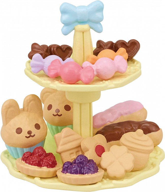 Sylvanian Families - Boîte Baby Cake Party Series 1 (16 Pièces) - Figurines Bébés Animaux - Neuf JP