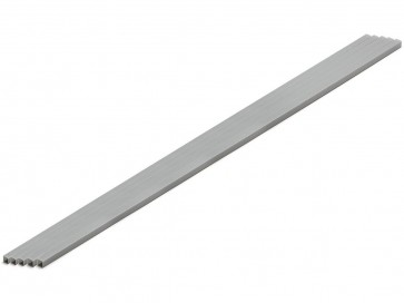 Wave Plastic = Material (Gray) Square Pipe 3 mm 5pcs, WAV24319, by WAVE