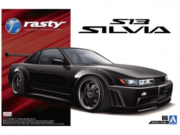 Aoshima 1/24 The Tuned Car No6. Rasty PS13 Silvia 1991 , AOS50989, by AOSHIMA