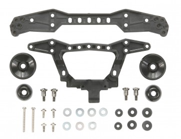 TAMIYA GP412 strengthening R Double Roller Stay (3-point fixed), TAM15412, by TAMIYA