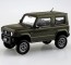 Aoshima 1/32 The Snap Kit No.8-SP1 Suzuki Jimny Custom Wheel (Jungle Green), AOS66782, by AOSHIMA