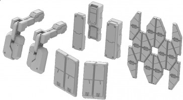 Bandai Builders Parts HD MS Armor 01, BAN19570, by BANDAI