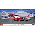 Hasegawa 1/72 Mitsubishi T-2 CCV "Flight Development Experiment Team" plastic kit  , HAS21051, by HASEGAWA