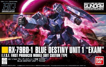 Bandai 1/144 HGUC Blue Destiny No. 1 "EXAM" , BAN67402, by BANDAI