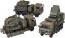 Fujimi 1/72 Military Series JGSDF TYPE 81 SURFACE-TO-AIR MISSILE LAUNCHER AND FIRE CONTROL SYSTEMS VEHICLES (3PCS)  , FUJ23327, by FUJIMI