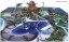 TAKARA TOMY Ania Jurassic World Big Dinosaur Kingdom Map  , TAK74707, by TAKARA TOMY