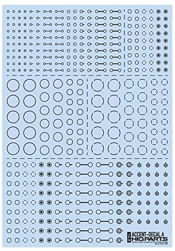 HI Q PARTS Accents Decal A Dark Gray (1 piece) , HIQ72809, by HI Q PARTS